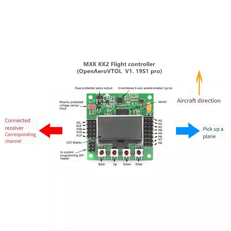 B05C-KK 2.1.5 Multirotor LCD F - Drone Racing Flight Controller 评论和价格